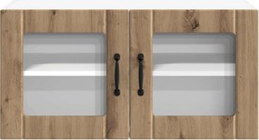 vidaXL Ραφιέρα τοίχου LUCCA Artisan Δρυς 80 x 31 x 40 εκ