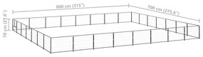 ΣΠΙΤΑΚΙ ΣΚΥΛΟΥ ΜΑΥΡΟ 56 Μ² ΑΤΣΑΛΙΝΟ 3082180