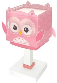 Φωτιστικό Επιτραπέζιο Little Pink Owl 64481 16x16x22cm 1xE14 8W Pink Ango