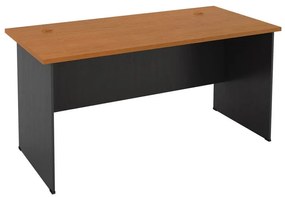 ΓΡΑΦΕΙΟ-Α Απόχρωση Dark Grey - Cherry  150x70x74cm [-Γκρί Σκούρο/Κερασί-] [-Melamine-] ΕΟ124,2