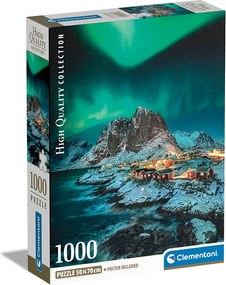 Clementoni Παζλ High Quality Collection Νησιά Lofoten 1000 τμχ - Compact Box
