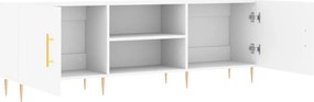 vidaXL Έπιπλο Τηλεόρασης Λευκό 150x30x50 εκ. από Επεξεργασμένο Ξύλο