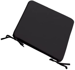 STOOL Μαξιλάρι καθίσματος Μαύρο -  39x39x3cm