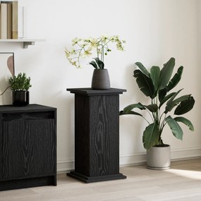 vidaXL Ράφι με αποθηκευτικό χώρο Μαύρη Δρυς, 31x30x60 εκ., κατασκευασμένο από ξύλο
