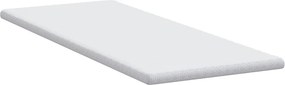 vidaXL Στρώμα επικάλυψης Λευκό 80 x 200 cm Υφασμα Jacquard
