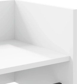 vidaXL Ράφι Τοίχου Λευκό 70,5 x 35 x 30,5 εκ. από Επεξεργασμένο Ξύλο