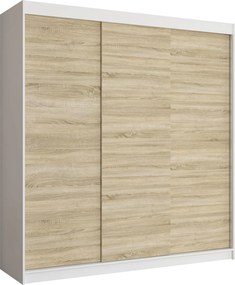 Ντουλάπα Stalion 200 συρόμενη-Leuko Fusiko