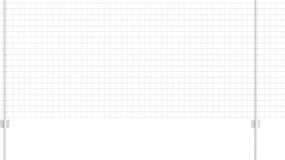 vidaXL Τεντώτο με στήριγμα Ασημί 1 x 10 m Ατσάλι