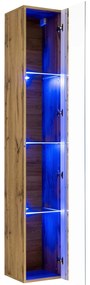 Swap Κρεμαστή Βιτρίνα Λευκή 180x30x30