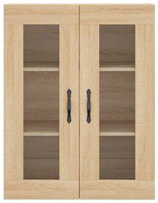 vidaXL Ντουλάπι Sonoma δρυς 69,5 x 34 x 180 εκ. από Επεξεργασμένο Ξύλο