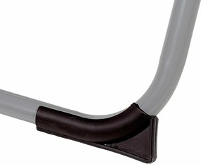 Ξαπλώστε ξαπλώστρα Aktive πολυεστέρας 600D Χάλυβας Μαύρο 177 x 47 x 34 cm