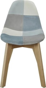 ΠΑΙΔΙΚΌ ΈΠΙΠΛΟ CΗΙLDΒS PATCHWORK CHAIR, LEONIE, BLUE A1/M2 HD67