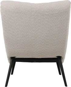 Πολυθρόνα-μπερζέρα Silla pakoworld μπουκλέ ύφασμα σε μπεζ απόχρωση 97x80x100εκ