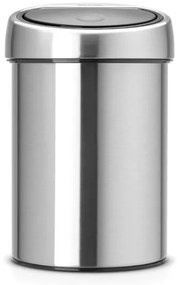 Brabantia 647217 Κάδος Απορριμμάτων Touch Bin 3L, Matt Steel Fingerprint Proof