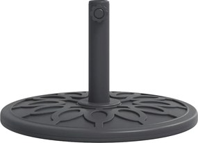 vidaXL Βάση Ομπρέλας Ασημί για Ιστό Ø38/48 χιλ. 12 κ. Γρανίτη