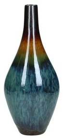 Supergreens Βάζο Κεραμικό Μπλε 13,8x13,8x32 εκ.