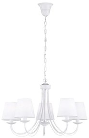 Φωτιστικό Οροφής Cortez 110600531 White Trio Lighting Metal, Fabric