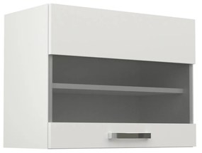 Charlotte πάνω ντουλάπι με τζάμι 60x30,5x45εκ Λευκό - SO-CVA60GW