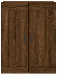 vidaXL Ντουλάπι Καφέ Δρυς 69,5 x 34 x 180 εκ. από Επεξεργασμένο Ξύλο