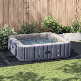 vidaXL Ορθογώνιο Κάλυμμα Πισίνας Μαύρο 550 x 280 cm Πολυαιθυλένιο