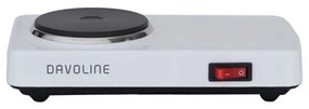 Davoline EK-450W Επιτραπέζια Εστία Εμαγιέ Μονή Λευκή