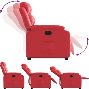 vidaXL Πολυθρόνα Ηλεκ.Ανακλινόμενη με Ανύψωση απόΣυνθετικό Δέρμα