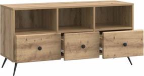 vidaXL Ντουλάπι TV 102 x 34,5 x 50 εκ. Artisan Δρυς Επεξεργασμένο Ξύλο