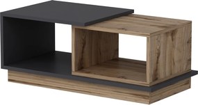 Τραπεζάκι Σαλονιού Ανθρακί / Δρυς CONSEPT 90x45x36