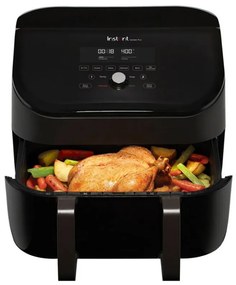 Φριτέζα ζεστού αέρα Instant Pot Vortex Plus Versazone 140115101, 1700W, 2 ανεξάρτητες ζώνες μαγειρέματος, 8.5l, 35-205C, 6 προγράμματα, Μαύρο