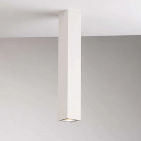 Φωτιστικό Οροφής - Πλαφονιέρα Fluke I-FLUKE-PLQ40 BCO 1xGU10 6x6x40cm White Luce Ambiente Design Μέταλλο