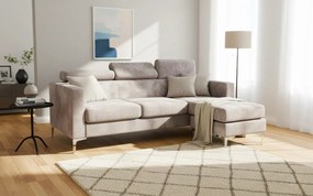 Γωνιακός καναπές Lutton-Gkri Anoixto