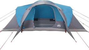 vidaXL Σκηνή Οικογένειας 6 Ατόμων Αδιάβροχη Μπλε