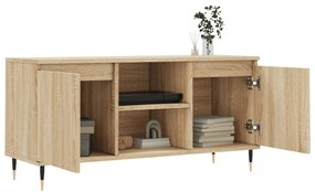 vidaXL Έπιπλο Τηλεόρασης Sonoma Δρυς 104 x 35 x 50 εκ. Επεξεργ. Ξύλο