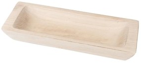 Διακοσμητική Πιατέλα Paulownia 00.07.75218 39,5x14x6cm Natural Ξύλο