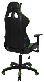 ΠΟΛΥΘΡΟΝΑ GAMING RACING HM1056.03 ΜΑΥΡΟ - ΠΡΑΣΙΝΟ PU 67x70x134 εκ. (1 Τεμμάχια)
