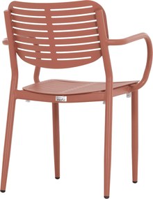 ΠΟΛΥΘΡΟΝΑ ΤΡΑΠΕΖΑΡΙΑΣ HILLIARD HM6644.08 ΑΛΟΥΜΙΝΙΟ ΣΕ TERRACOTTA 58x52x78Υεκ