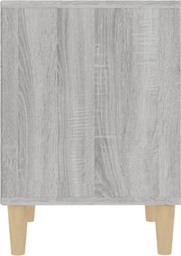 vidaXL Κομοδίνο Γκρι Sonoma 40x35x50 εκ.