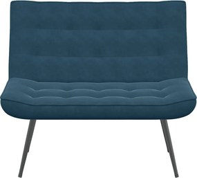 vidaXL Πάγκος Μπλε 110x74x84 εκ. Βελούδινος