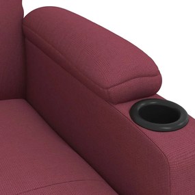vidaXL Πολυθρόνα Ανακλινόμενη Μπορντό Υφασμάτινη