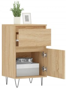 vidaXL Συρταριέρα Sonoma Δρυς 40 x 35 x 70 εκ. από Επεξεργασμένο Ξύλο