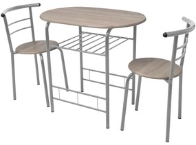 vidaXL Σετ Επίπλων Μπαρ για Πρωινό από MDF