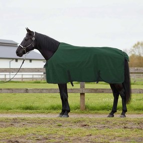 vidaXL Σαμάρι Ίππου Σκούρο πράσινο 135 cm Πολυεστέρας
