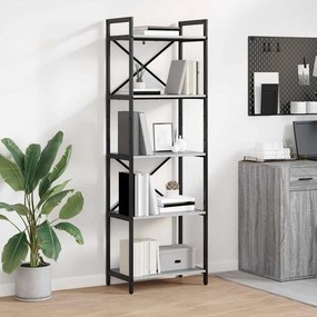 vidaXL Ράφι Βιβλίων 5 επιπέδων 56 x 34 x 171 εκ Επεξεργασμένο Ξύλο
