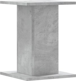 vidaXL Βάσεις Φυτών 2 τεμ. Γκρι Σκυρ. 30x30x40 εκ. Επεξεργασμένο Ξύλο
