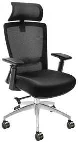 VEVOR Ergonomic Office Chair with Slide Seat, Desk Chair with Mesh Seat, Angle and Height Adjustable Home Office Chair with Back and Lumbar Support, Swivel Computer Task Chair