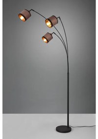 Επιδαπέδιο Φωτιστικό 3xΕ14 Γκρι Ύφασμα Davos R41553041 Trio Lighting-R41553041-Γκρι R41553041