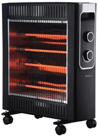Primo PRQH-81089 Θερμάστρα Χαλαζία Μαύρη 2400W