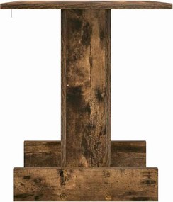 vidaXL End Table Καπνιστό Δρύς 44,5 x 45 x 55 εκ Επεξεργασμένο ξύλο