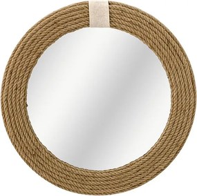 Καθρέπτης Rope φυσικό 60x2x60εκ 60x2x60 εκ.