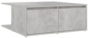 vidaXL Τραπεζάκι Σαλονιού Γκρι Σκυρ. 80 x 80 x 31 εκ. Μοριοσανίδα